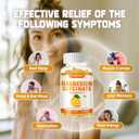 Magnesium Glycinate Gummies 1000mg with Magnesium L-Threonate,Chelated Magnesium Potassium Complex Supplement with VitD, B6, CoQ10, Calcium,Supports for Memory, Calm, Mood - 90 Gummies Orange