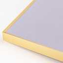 Fabric Bulletin Board 30x20 inches, Golden Aluminum Framed Wall Pin Board