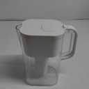 HOMEWATER 10-Cup Pitcher Filter (White)  BPA-Free, High-Capacity 2.4L Pitcher with Fast-Flow Carbon Filter, Wide Mouth for Easy Pouring, Removable Filter Replacement, Locking Lid, and Dishwasher-Safe