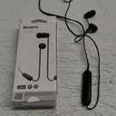 Sony WI-C100 Wireless in-Ear Bluetooth Headphones with Built-in Microphone, Black