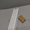 LazBlinds 1" Light Filtering Vinyl Mini Blinds, White, 25.5" W x 48" H