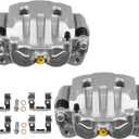 Front Brake Caliper with Bracket Compatible with Subaru Forester 2003-2018, Outback 2002-2014, Legacy 2002-2014, Crosstrek 2016-2017, Impreza 03-05/08-14, 19-B2682B 19-B2683B, Left & Right Assembly