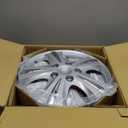 Custom Accessories 4-Pack 15" SGT-5 Wheel Covers, Replacement Hubcaps for Cars, Trucks, SUVs  Silver/Chrome