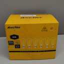 Ascher Vintage LED Edison Bulbs, 6W, Equivalent 60W, Non-Dimmable, Daylight 5000K, 700Lumens, ST58 Antique LED Filament Bulbs with 80+ CRI, E26 Medium Base, Clear Glass, Pack of 6