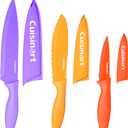 Cuisinart C55CNS-6PCS Advantage Color Collection 6-Piece Non-Stick Cutlery Set, Multicolor