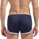 AIMPACT Mens Mesh Booty Shorts 3 Inch Sexy Smooth Lounge Active Shorts Ranger Panties. L Size