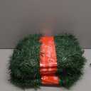 2 Pack 50 Foot Soft Christmas Garland, Non-lit Christmas Garland Ideal for Indoor and Outdoor Decor, Green Tinsel Garland for Holiday Wedding Party Decoration