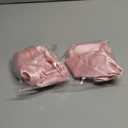 2 Pcs Large Pink Bows for Decoration 12" x 24" Pink Crib Bows Ribbon Coquette Double Layer Satin Silk Baby Crib Bedding for Nursery Baby Shower Curtain Tie Backs Bachelorette Wedding Decor