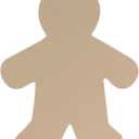 Hygloss Products Kid Shape Cuts Outs  Assorted Multi-Cultural Paper - 16", 25 Pack (68253)