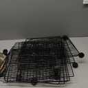 Small Animal Playpen, Guinea Pig Cages, Pet Playpen, Rabbit Cage,Small Animal Cage, Puppy Kitten Dog Playpen, Indoor Outdoor Portable Metal Wire Yard Fence,15 X 12 Inch, 16 Panels, Black.