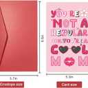 Humorous Mothers Day Card from Daughter Son, Funny Mothers Day Card Gifts for Mom Sister Friends Family, Mother Birthday Card, You're Not a Regular Mom, You're a Cool Mom