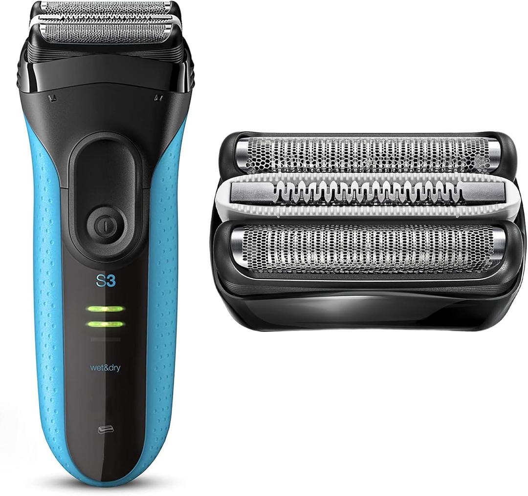 32B Series 3 Replacement Head for Braun ProSkin Electric Shaver, Compatible with Braun Foil Shaver 3000s 3010s 3020s 3030s 3040s 3050cc 3070cc 3080s 3090cc 320 330 340 350cc (1 Pack)