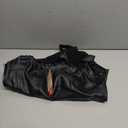 Popilush Leather Corset Bodysuit for Women Tummy Control V Neck Thong Shapewear Sleeveless Body Suit Tank Tops (Small, Black)