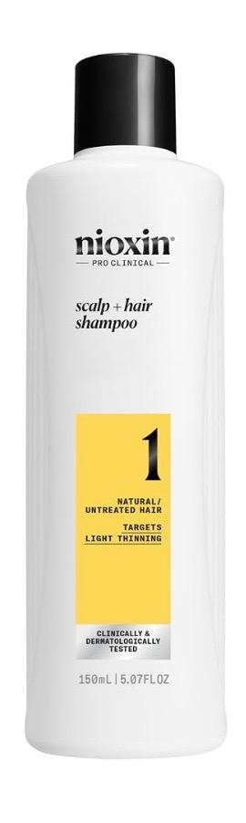 Nioxin Scalp + Hair Thickening System Kits | For Natural, Colored, & Damaged Hair with Light to Progressed Thinning | Strengthen & Boost Hair Density with Niacinamide & Biotin | 1 Month Supply