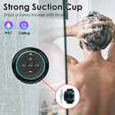 XLEADER, Upgraded, Pro Shower Speaker, Certified IPX7 Waterproof Bluetooth Speaker, with Suction Cup, Silicone Lanyard, 8W Crystal Sound & Rich Bass, 15H Playtime, Ideal Gifts - Sound Angel Mate(2 Gen)