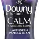 Downy Calm In-Wash Laundry Scent Booster Beads, Soothing Lavender and Vanilla Bean scent, 24.0 OZ, laundry scent beads, Long-lasting Freshness (24 Ounce (Pack of 1))