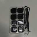 Air Tracker Tag for Android, Tags-4 Pack Luggage Tracker with 4 Case, Works via Google Find Hub App, Bluetooth Tracker Item Finder for Key, Backpack, Travel and Commute, 4 Pack, Black (NOT for iOS)