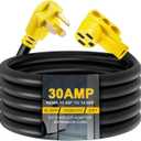 20ft EV Charger Adapter Cord Compatible with NEMA 10-30P to 14-50R, 30 Amp 3 Prong Dryer to 50 Amp 4 Prong EV Only for Tesla or EV Level 2 Charging, EV Extension Cord with Handle, ETL Listed