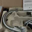 Delta Essa Brushed Nickel Touch Kitchen Faucet with Pull Down Sprayer, Modern Single Hole Touch On Kitchen Sink Faucet, Single Handle, Arctic Stainless 9113T-AR-DST