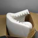 Patas Lague Orthopedic Dog Bed Large Sized Dog 36''X24'', Waterproof Comfortable L Bolster Medium Non-Slip Soft Warm Pet Crate Bed Sleep Sofa mat with Removable Washable Cover Black