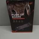 MQRW Push Up Board,Home Gym,Portable Exercise Equipment,Pilates Bar and 20 Fitness Accessories with Resistance Bands and Ab Roller Wheel,Full Body Workout at Home (Black)