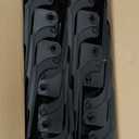 Shoe Slots Organizer, 24PCS Adjustable Double Layer Stack Shoe Rack, 50% Space-Saving Storage Rack Holder, Black