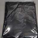 DONREN 20 Inch Length Curtains Vlances- 2 Panels Blackout Thermal Insulating Small Curtain Tiers for Bathroom Rod Pocket Top (Black,24 Wide by 20 Inches Long)