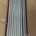 16 Inches Drawer Slides - 10 Pairs Soft Close Drawer Slides Heavy Duty Side Mount Ball Bearing Brushed Nickel Drawer Rails with Mounting Brackets, Silver