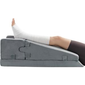 Ganondorf Leg Elevation Pillow for Post Surgery Recovery,Knee Replacement & Injury Rehab Orthopedic Foam Leg Support Pillow to Improve Circulation, Reduce Swelling, Promote Healing, Elevate Leg