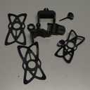 Roam Universal Black Net Bike Phone Mount Holder, 360° Rotation Hands Free Cell Navigation System for Motorcycle eBike Dirt Road Cruiser Scooter Jogging Stroller, Adjustable Up to 3.6" W x 7" L