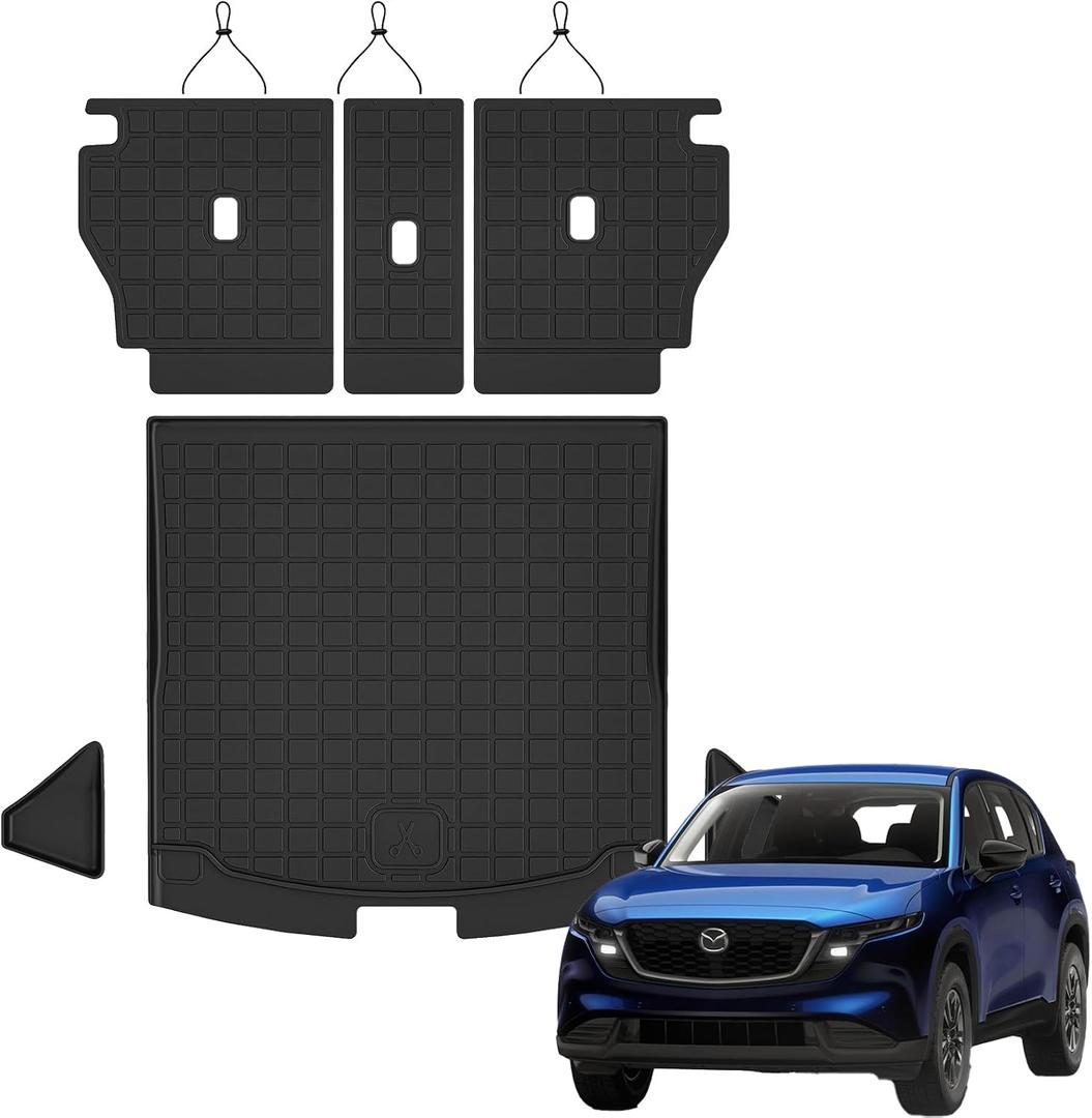 AUXKO All Weather Cargo Mat Backrest Mat for Mazda CX5 2026