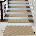 PURE ERA Carpet Stair Tread Landing Mat Tape Free Self Adhesive Non Slip Skid Resistant Indoor Doormat Area Rug Floor Mat for Kitchen Bathroom Workstations Washable 2' X 3'