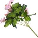 DIY Artificial Flower Ornament Fake Flowers for Vase Realistic Simulated Begonia Bouquet Arrangement