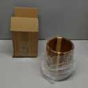 Acacia Wood Utensil Holder for Kitchen Counter, 360 Rotating 7.2" Wooden Cooking Utensil Crock for Countertop, Farmhouse Kitchen Decor