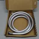 JASYA 6ft Shower Hose Extra Long Explosion Proof Anti PVC Shower Head Hoses 69 Inches,Used In Showerheads Spray Bidet Toilet Cleaning Pet Flexible Rv Shower Hose Replacement Smooth Showerhose Silver