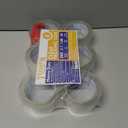 Heavy Duty Clear Packing Tape with Dispenser Combo for Shipping, Moving & Storage,Thicker Clear Packing Tape, 1.88 inches Wide, 60 Yards Per Roll, 6 Pack 360 Total Yards