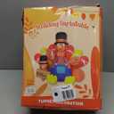 7.5FT Long Thanksgiving Inflatable Turkey Decoration Giant Blow Up Turkey Inflatables Outdoor Yard Decorations with Built-in LED Light Happy Fall Family Holiday Indoor Outside Lawn Decor