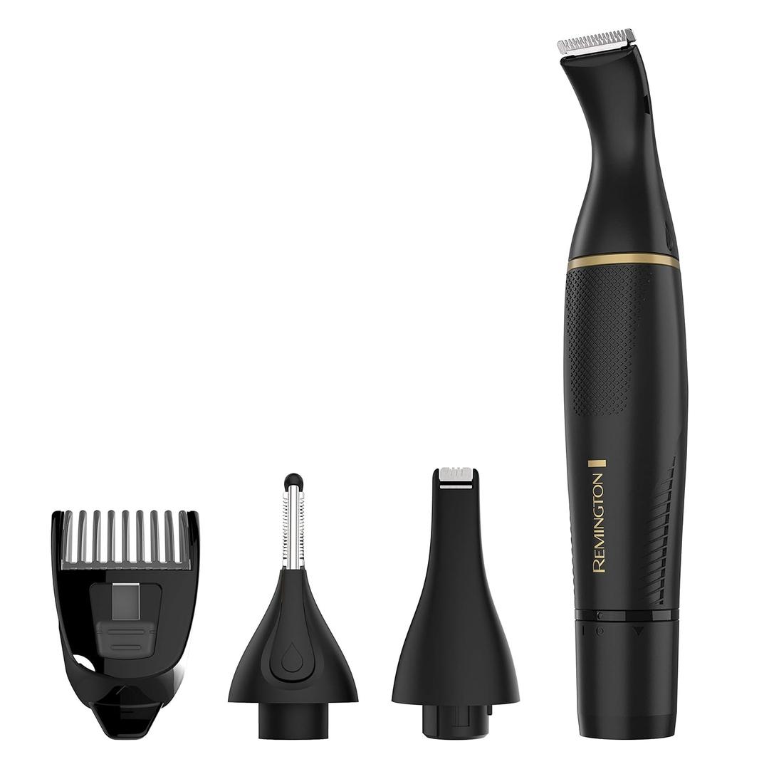 Remington Ultimate Precision Detail Trimmer Black NE3160, Black/Gold, 1 Count (6 Piece Set)