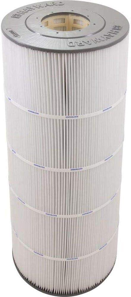 Hayward Replacement Pool Filter Cartridge Element Outdoor for Swimming Pool, Hot Tub, and Spa with Molded Gasket and 4 Inch Inside Diameter, White