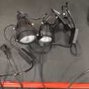Spot Lights Clamp Indoor Spotlights, 7W Clip on Lights Daylight White Uplights with 6FT Cord and Switch for Trade Show, Workshop, Billboard, Desk Lighting (2 Pack)