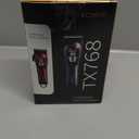 Hair Clippers for Men Professional Clippers for Men Cordless&Corded Barber Clippers for Hair Cutting & Grooming. Rechargeable Hair Trimmer Kit for Household (Red)