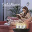 Dawhud Direct Glass Candle Holders - Transparent with Gold Base - Elegant Candle Centerpieces for Tables - Durable Heat-Resistant Design - Perfect for Weddings and Holidays - 3 Glass Set