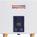 Tankless Water Heater Electric 120V, ThermoMate 3500W Small On Demand Instant Hot Water Heater with Temperature Display for Kitchen Bathroom Sink Faucet, ETL Certified, White