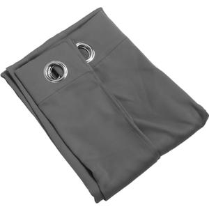 Blackout Curtains with Eyelets, Punch, Thermal Insulated, Room Darkening Curtains for Bedroom and Living Room (132x213cm / 52.0x83.9in) (Gray)