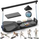 Pilates Board,Pilates Reformer Sets, Multifunctional Abdominal Pilates Board for Home Workout Equipment, Portable Foldable Ab Board Trainer Pilates Exercise Machine,Pilates Board for Women