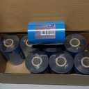 8 Rolls 4.33'' x 1476' Premium Resin Enhanced Wax Ribbon, 110mm x 450m Black Thermal Transfer Ribbon, Barcode Thermal Label Printer Ribbon, CSO-Ink Outside, 1'' Core for Zebra, TSC, GoDex, Citizen