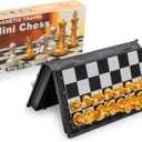 Travel Magnetic Chess Mini Set (5 inches)-Compact, Foldable, Educational Board Game