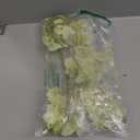 5 Artificial Orchid Flower Stems 18 Inches Real Touch Faux Phalaenopsis Stems Fake Orchid Flowers Arrange for Wedding Bridal Bouquets Home Office Indoor Decorations (Green)