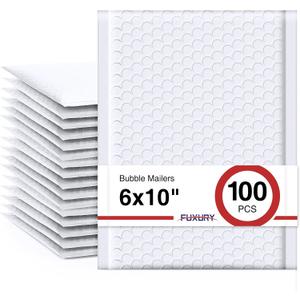 Bubble Mailers 6×9 Inches Shipping Padded Envelopes Self Seal Waterproof Cushioned Mailer 100 Pack