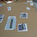 Fuutreo 1 Pc Classroom Construction Paper Storage,Notebook Line